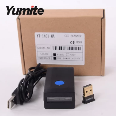 Mini Bluetooth barcode scanner CCD inalámbrica YT-1401-MA