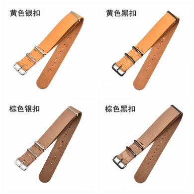 18mm 20mm 22mm 24mm One Piece Leather Watch Band