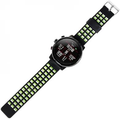 HUAMI Amazfit Stratos Smart Watch 2를위한 22mm 정품 가죽 시계 밴드