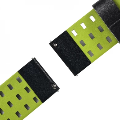 22mm echt lederen horlogebandje voor HUAMI Amazfit Stratos Smart Watch 2