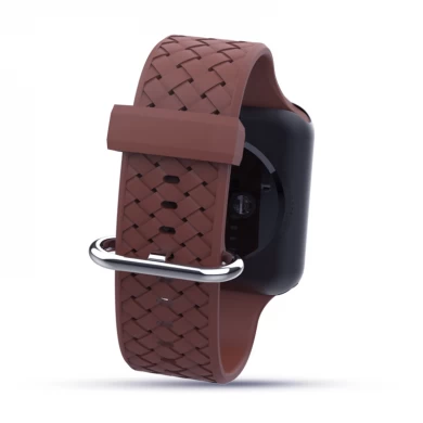 CBAW11 bracelet de montre sport en silicone tressé
