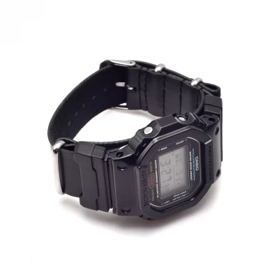 CBCS01-P3 22mm Correa de reloj de cuero PU de una pieza para Casio G Shock Watch Correa de cuero