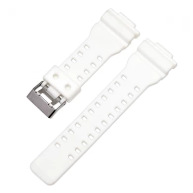 CBCS06 Casio G Shock GA-100/110/120/150/200/300 için Yüksek Kalite PU Watch Band Kayışı