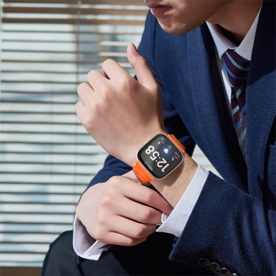 CBFC210 Bande de bracelet de montre en cuir véritable de luxe pour Fitbit Versa 1 2 Lite