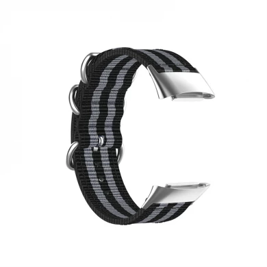 CBFC5-07 cinturino in tastiera in nylon in tessuto nato di alta qualità in tessuto nato per la carica Fitbit 5 Braccialetto