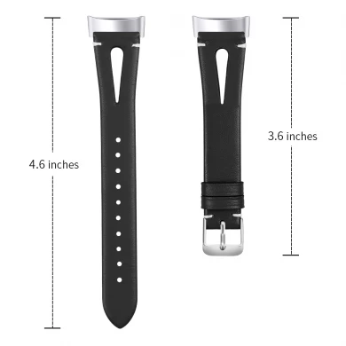 CBFC5-15 Floral Printed Lederen horlogeband voor Fitbit Charge 5