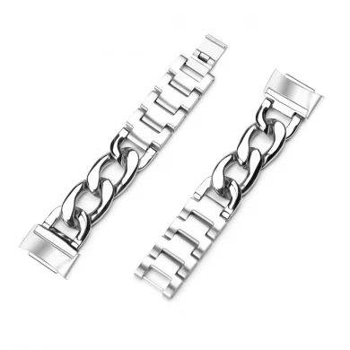 CBFC5-20 Folding Clasp Stainless Steel Watch Strap For Fitbit Charge 5