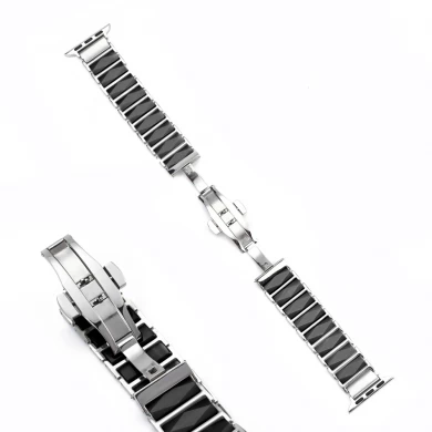 CBFC5-24 Elegant Ceramics Stainless Steel Watch Straps For Fitbit Charge 5