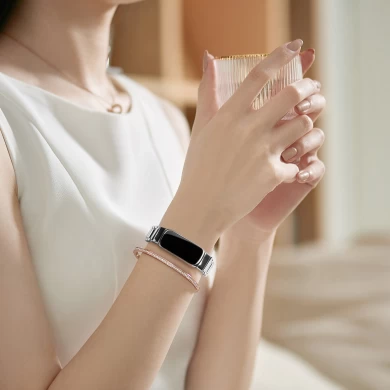 CBFL10 Fitbit Luxe 스마트 손목 밴드를위한 도매 금속 시계 금속 손목 스트랩