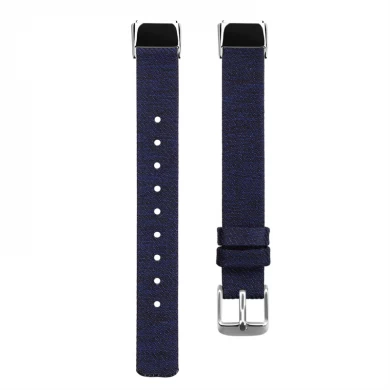 CBFL12 Wholesale Factory Price Canvas Watch Strap Band For Fitbit Luxe Wristband Smart Bracelet