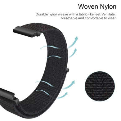 CBFW606 Woven Nylon Loop Watch Strap Fitness Wristband