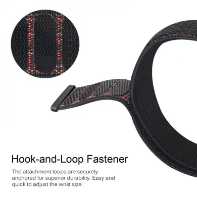 CBFW606 Woven Nylon Loop Watch Strap Fitness Wristband