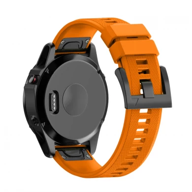 CBGM04-2 22MM Quick Release Silicone Wrist Watch Band For Garmin Fenix 6 Pro 5 Plus Forerunner 945 935