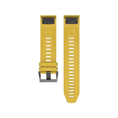 CBGM14 Easy Fit Sport Soft Silicone Watch Strap For Garmin Fenix 6 6X Pro 5 5X Plus Descent Mk1 D2 Delta PX