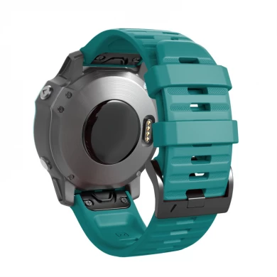CBGM50 26MM 22MM 20MM Easy Fit Silicone Watchband For Garmin Fenix 6 6S 6X Pro 5 5X 5S Plus Watch