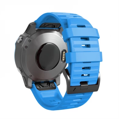 CBGM50 26mm de 22mm 20mm Fit Silicone Watch Watch pour Garmin Fenix ​​6 6S 6x Pro 5 5x 5s Plus