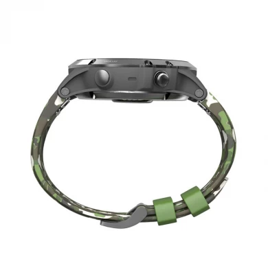 CBGM53 26mm Camouflage Silikon-Armbanduhr-Armband für Garmin Fenix ​​6x PRO 5X plus 3 3 Stunden
