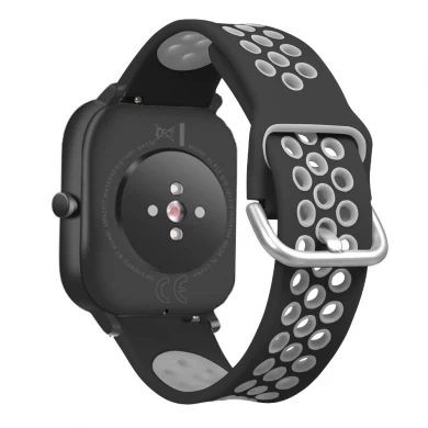 CBHA-101 20 mm siliconen horlogebandriem voor Huami Amazfit GTS Smart Watch