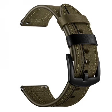 CBHA1001 Cinturino orologio di ricambio Trendybay 22mm in pelle con fibbia in metallo inossidabile