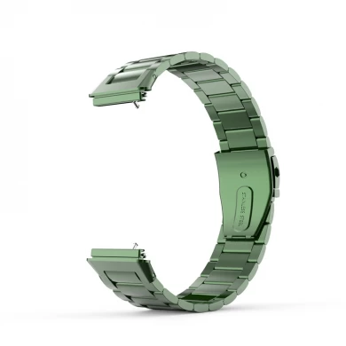 CBHB7-02 Sangle de montre en métal en acier inoxydable massif pour bracelet Huawei Band 7