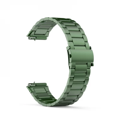CBHB7-02 Sangle de montre en métal en acier inoxydable massif pour bracelet Huawei Band 7