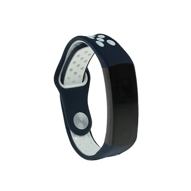 Bracelet de montre en silicone sport respirant double couleurs CBHW04 pour Huawei Honor 3