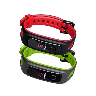 CBHW08 Banda de reloj inteligente de silicona deportiva transpirable de doble color para Huawei Honor 4