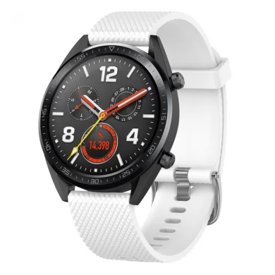 Bande de montre molle de silicone de texture de sport de mode de CBHW18 pour la montre GT de Huawei
