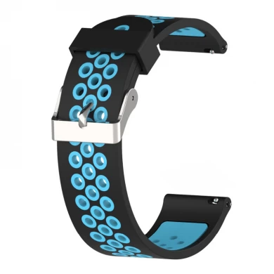 CBHW21 Podwójne kolory Braethable Silikonowy pasek do zegarka dla Huawei Watch GT Band