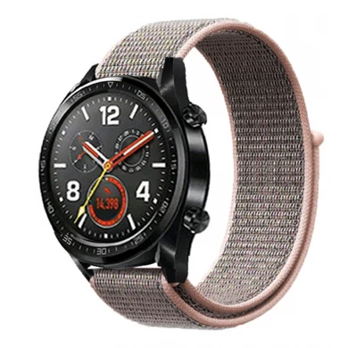 Bande de montre en nylon tissé CBHW28 pour Huawei Watch GT