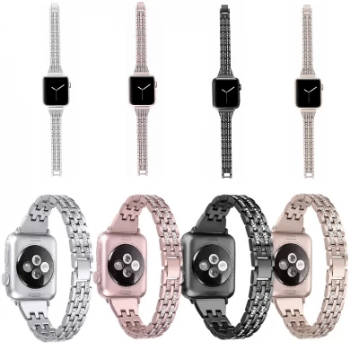 CBIW1031 Trendybay Luxury Jewelry Diamond Steel Watch Band For iWatch