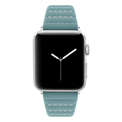 CBIW114 Apple Watch Serisi 5 4 3 2 1 için Deri Watch Band
