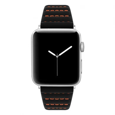 CBIW114 Correa de reloj de cuero para Apple Watch Series 5 4 3 2 1