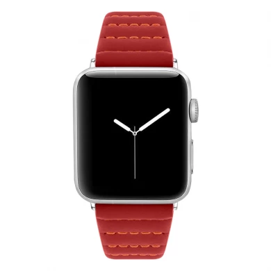 CBIW114 Correa de reloj de cuero para Apple Watch Series 5 4 3 2 1