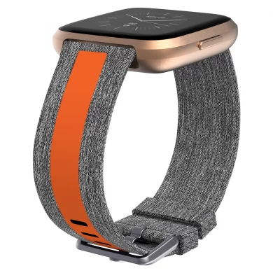 CBIW140 Bracelet de montre en toile à bande réfléchissante pour Apple Smart Watch