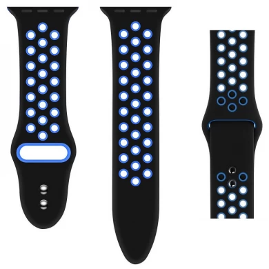 CBIW142 Sport Breathable Silicone Watch Strap For Apple Watch