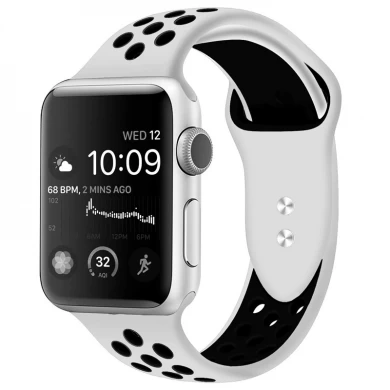 CBIW142 Sport Oddychający silikonowy pasek do zegarka Apple Watch