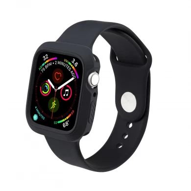 CBIW228 Sport Bracelet Rubber Strap  Silicone Watch Band For Apple Watch Series 6 5 4 3 2 1 SE With Case