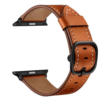Cinturini per orologi in vera pelle CBIW235 per cinturini Apple Watch Series 3 4 5 6