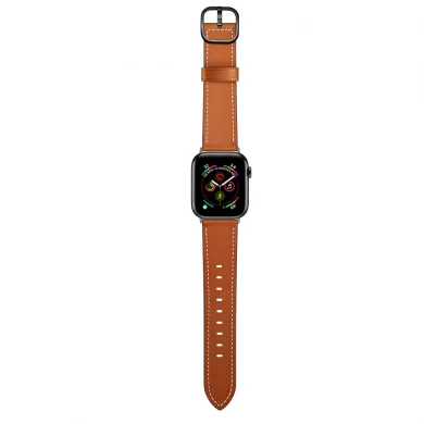 CBIW235 Apple Watch Serisi 3 4 5 6 Sapanlar İçin Hakiki Deri Saat Kordonları