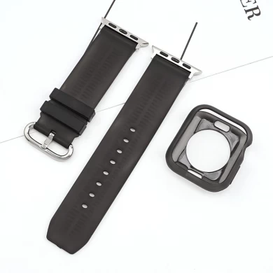 CBIW241 Commercio all'ingrosso 2 in 1 Cinturino TPU Cancella + Bandas per cinturini per orologi Apple 38mm 40mm 42mm 44mm