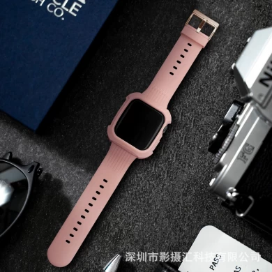 CBIW246 Stoßfeste TPU Strap Armbands für iWatch Series 6 5 4 3 SE für Apple Watch-Bands und -Toffel