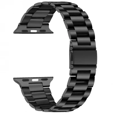 CBIW269 Liens de chaîne en métal Bracelet Sangle de montre en acier inoxydable pour bandes de montre Apple 38mm 40mm 42mm 44mm bracelet pour iWatch SE 6 5 4 3