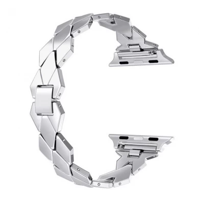 CBIW313 Slim Metal Link Chain Smart Watch Strap For Apple Watch Series 4 3 2 1