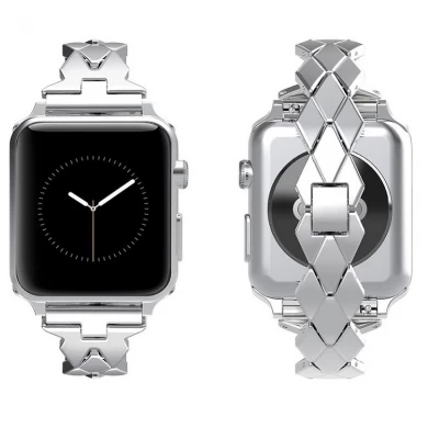 CBIW313 Slim Metal Link Chain Smart Watch Strap For Apple Watch Series 4 3 2 1