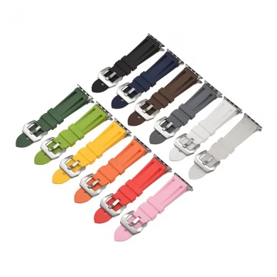 CBIW411 Camouflage Silicone Watch Bands pour Apple Watch Ultra 49mm Series 8/7/6/5/4/3