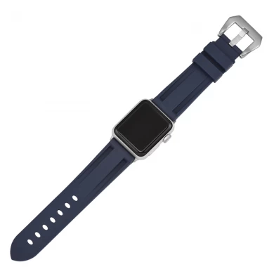 CBIW411 Ersatz Camo Gummi-Silikon-Uhr-Watch-Banden für Apple-Uhr 44mm 40mm 42mm 38mm