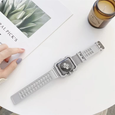 CBIW414 Großhandel Ersatz Silikon Armbänder Corrorass Armbands für Apple Watch Strap Bands mit Fall