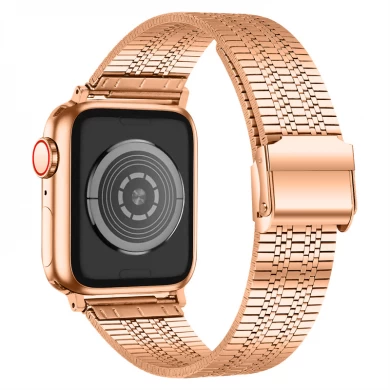 CBIW417 Wysokiej Jakości Wymiana Metalowy Pasek na nadgarstek Watchband Zegarek Ze Stali Nierdzewnej Zegarek do Zegarek Apple