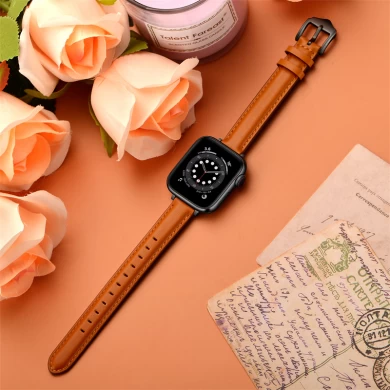 CBIW419 High End Genuine Leather Watch Band for IWatch Ultra 49mm 8 7 45mm 41mm 6 5 44mm 40mm 4 3 42mm 38mm